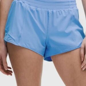 Lululemon Athletica Blue Hotty Hot Shorts Tall